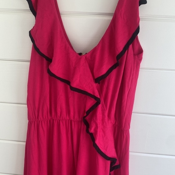 T-Bags Los Angeles | Pink Black Flowy Strappy Dress | Great Condition - Picture 2 of 5